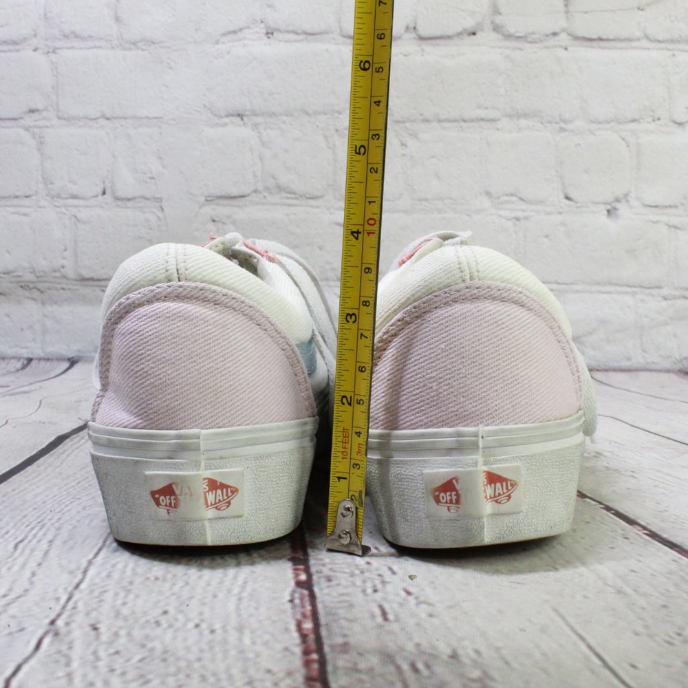 Vans All Star Chuck Taylor Tri Color Skate Low Top Lace Up Sneaker M 6 L 7.5 - Picture 7 of 8